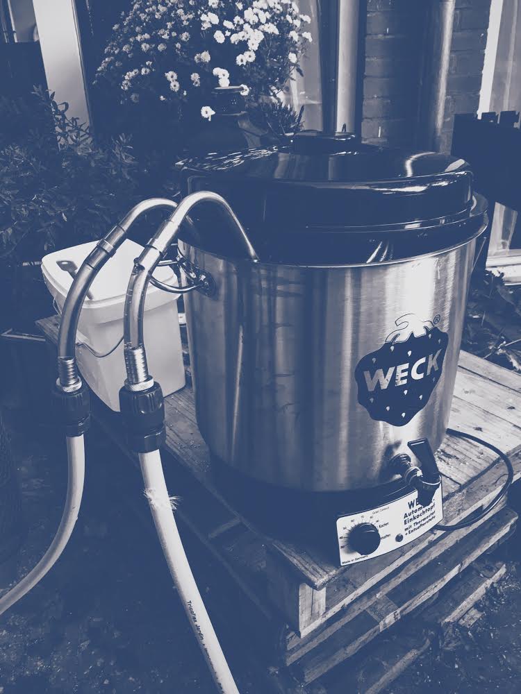 A modified kettle for brewing beer