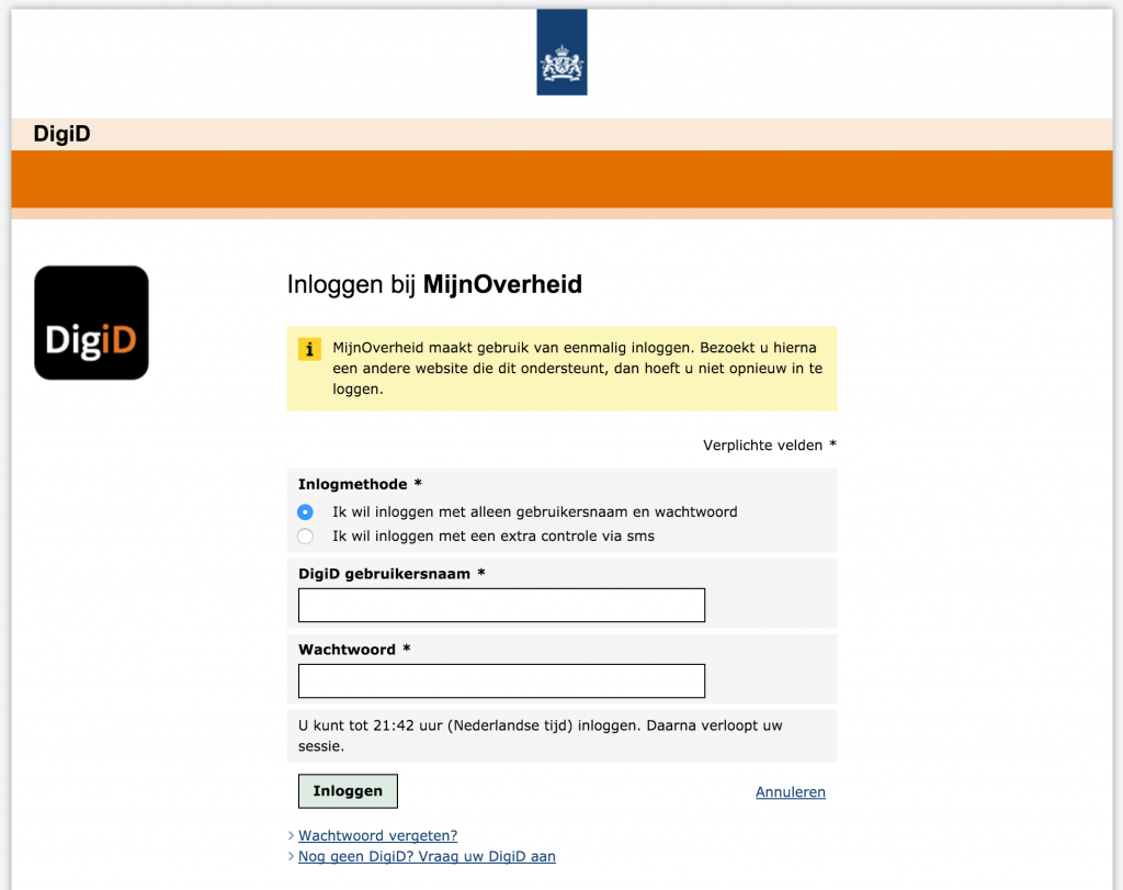 mijnoverheid.nl